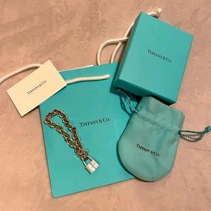 Tiffany 1837 padlock charm bracelet
